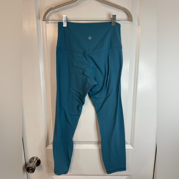 Lululemon Women’s Teal Align HR Cropped Leggings - Size 6 - Picture 4 of 6